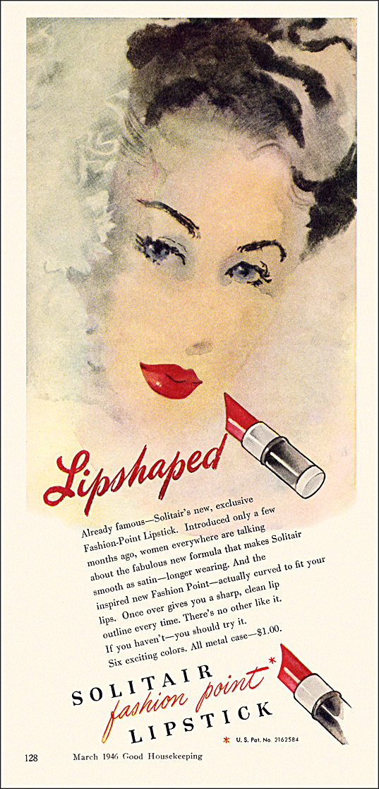 ipernity: Solitair Lipstick Ad, 1946 - by amylsacks